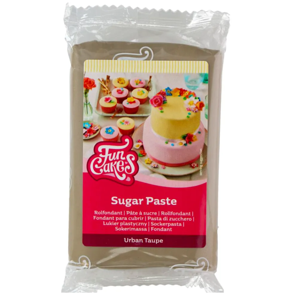 Fondant Marrón Urban Taupe 250 gr - Funcakes