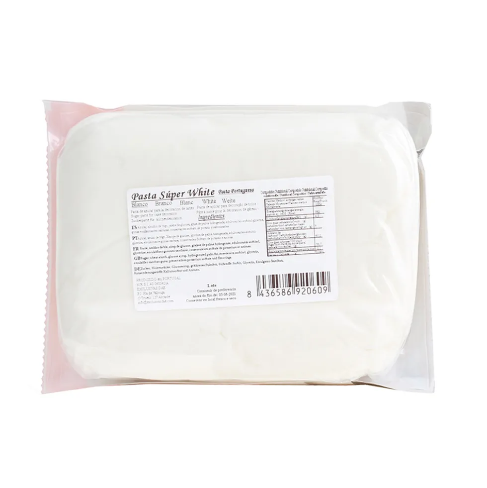 Fondant PastKolor Blanco Natural 1 Kg