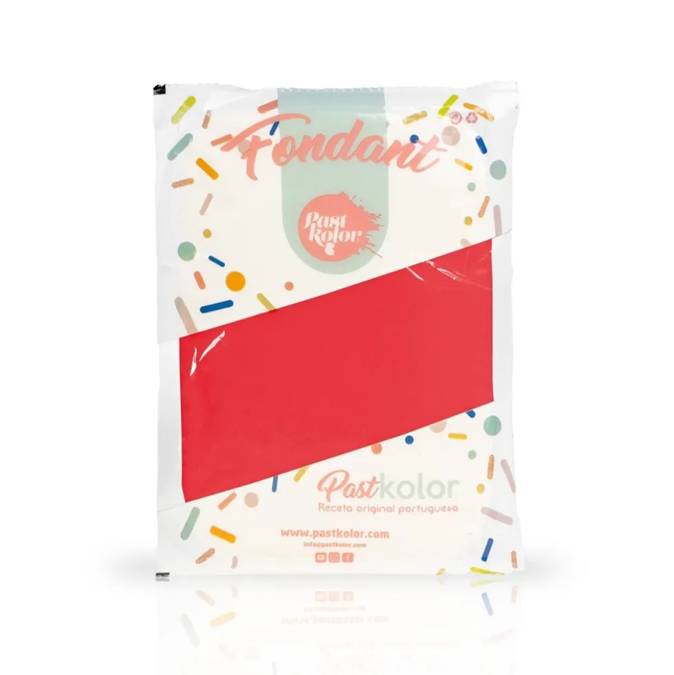 Fondant PastKolor Rojo 1 Kg