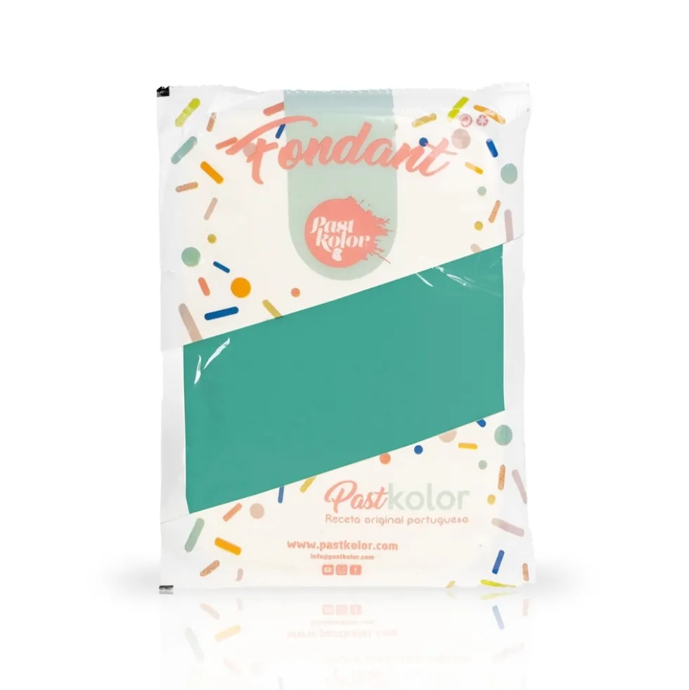Fondant PastKolor Turquesa Verde 1 Kg