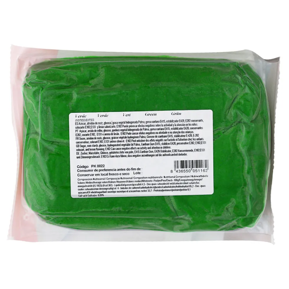 Fondant Pastkolor Verde 2,5 Kg