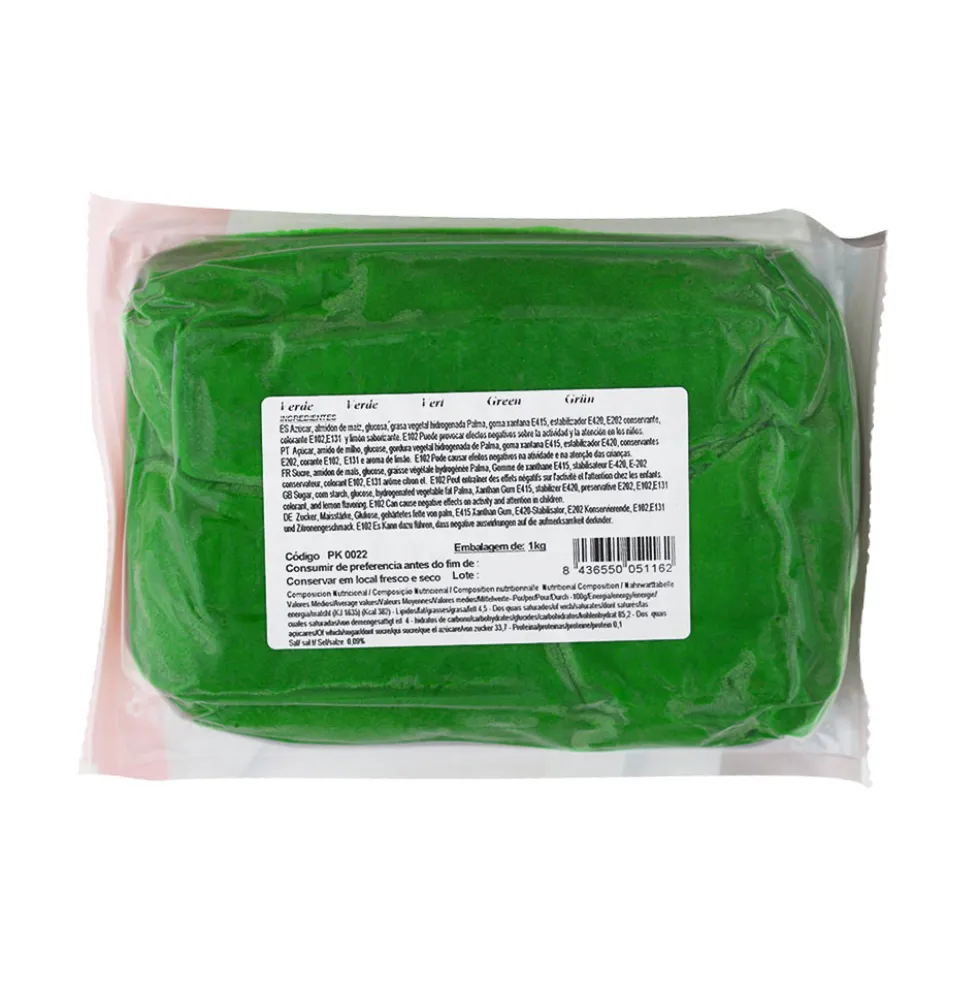 Fondant Pastkolor Verde 1 Kg