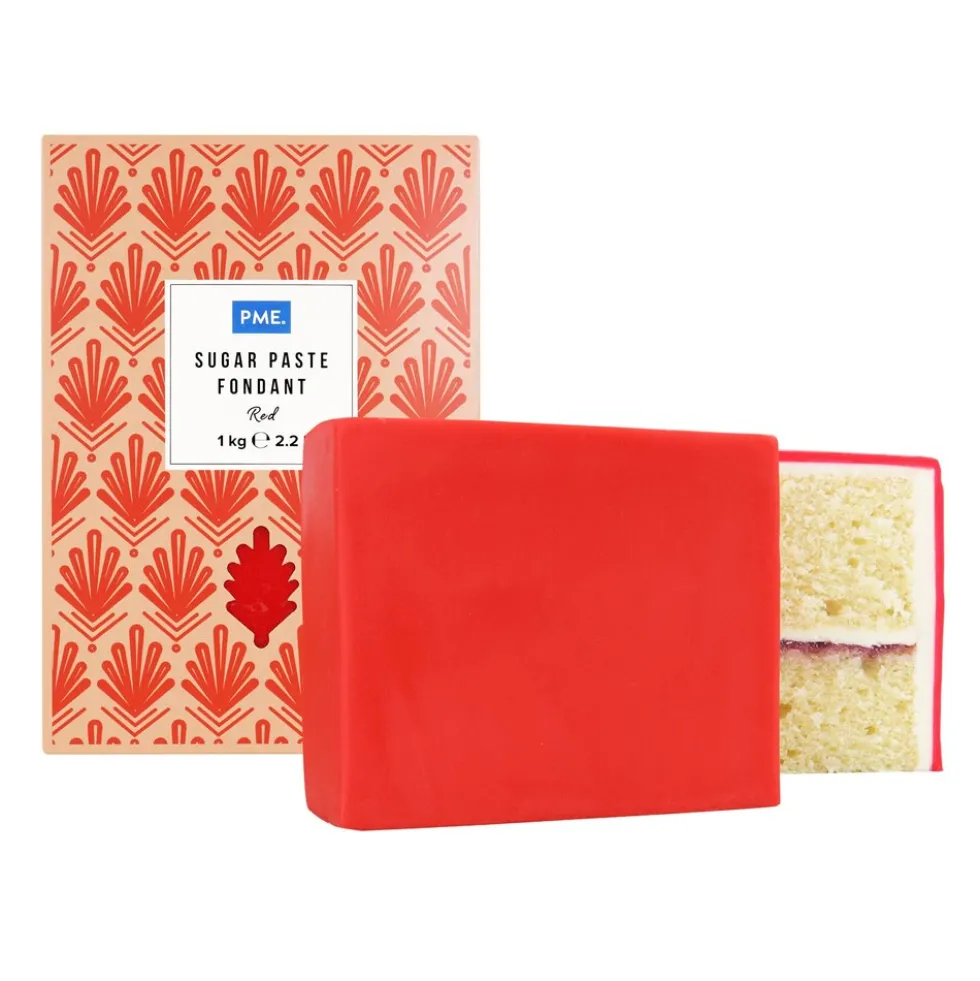 Fondant Rojo 1 Kg - PME