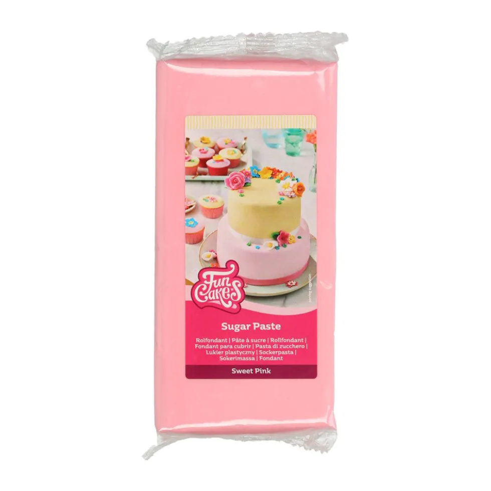 Fondant Rosa 1 Kg - FunCakes