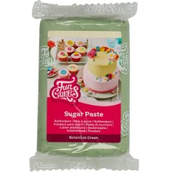 Fondant Verde Botánico 250 gr - Funcakes