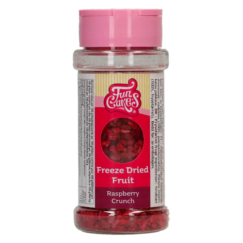Fruta Liofilizada Frambuesa Crunch 12 gr - Funcakes
