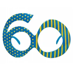 Gafas 60 Cumpleaños Azules