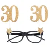Gafas 30 Cumpleaños Dorado