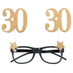 Gafas 30 Cumpleaños Dorado