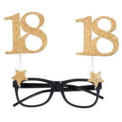 Gafas 18 Cumpleaños Dorado
