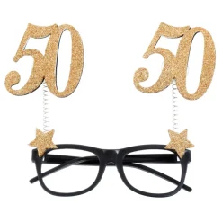Gafas 50 Cumpleaños Dorado