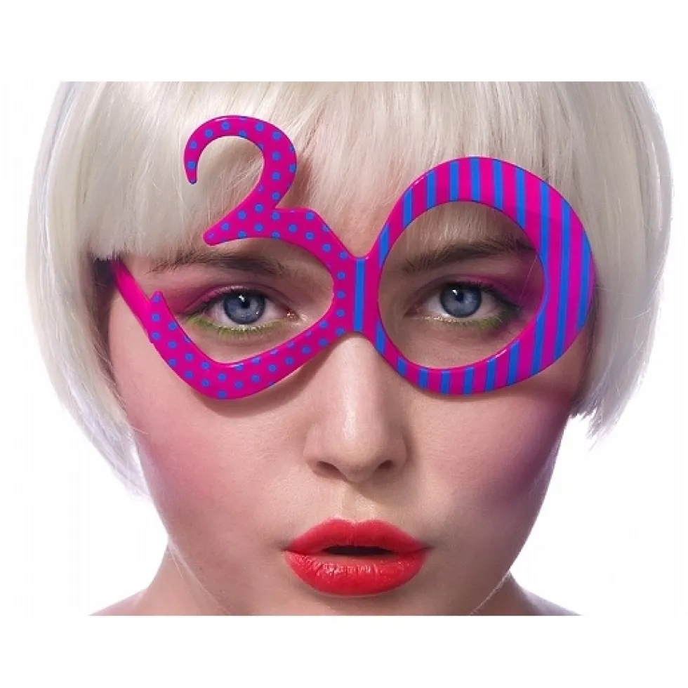Gafas 30 Cumpleaños Fucsias