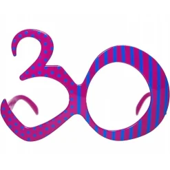 Gafas 30 Cumpleaños Fucsias