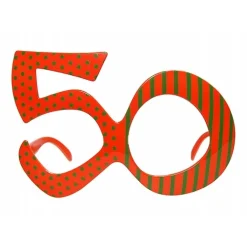 Gafas 50 Cumpleaños Naranjas