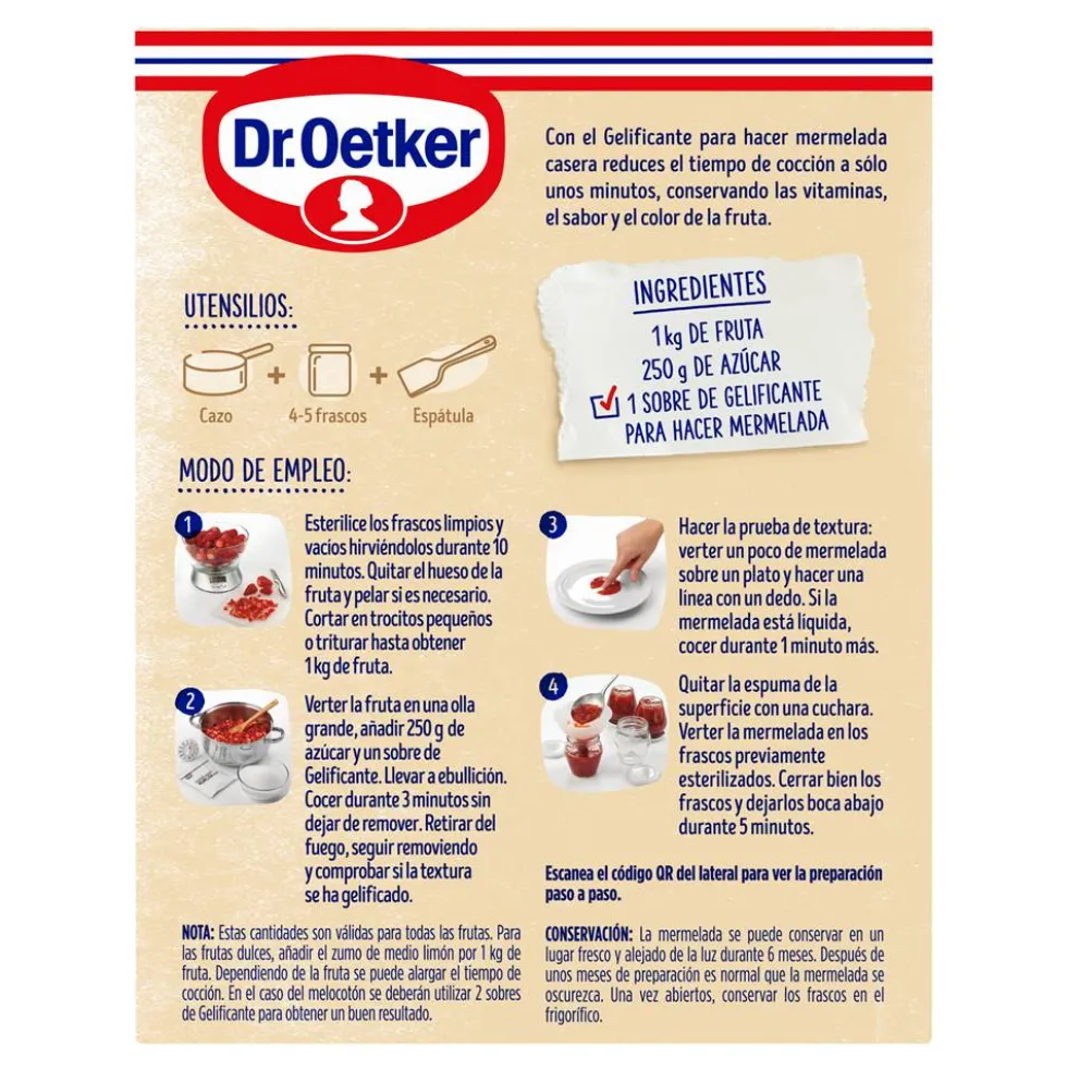 Gelificante para hacer Mermelada Casera 60 gr