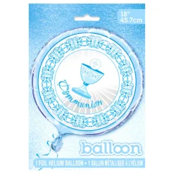 Globo Comunión Cáliz Azul 45 cm