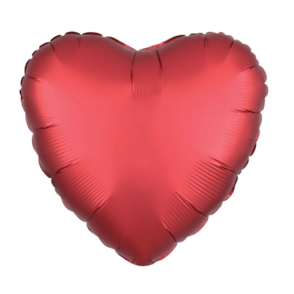 Globo con Forma de Corazón Rojo 43 cm