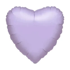Globo Corazón Lila Gigante 80 cm