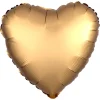 Globo Corazón Oro Satinado 43 cm