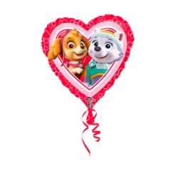 Globo Corazón Patrulla Canina 45 cm