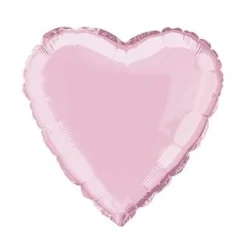 Globo Corazón Rosa Claro 45 cm