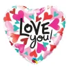 Globo Corazones I Love You 45 cm