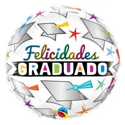 Globo de Foil Birrete Graduado 45 cm