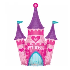 Globo de Foil Castillo Princesas 90 cm