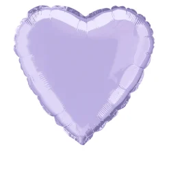 Globo de foil Corazón Lila 45 cm