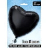 Globo de foil Corazón Negro 45 cm
