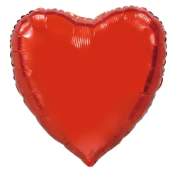 Globo de Foil Corazón Rojo XL 90 cm