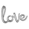 Globo de Foil Love Plata 78 cm