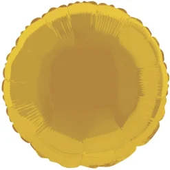 Globo de Foil Redondo Dorado 45 cm