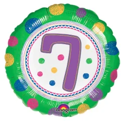 Globo de Foil Redondo Número 7