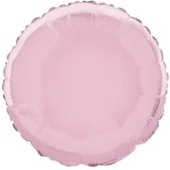 Globo de Foil Redondo Rosa Pastel 45 cm