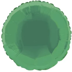 Globo de Foil Redondo Verde 45 cm