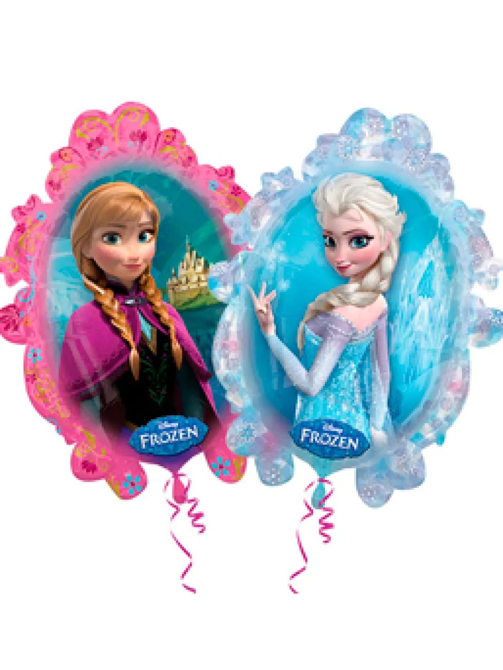 Globo dos caras Frozen Elsa y Anna