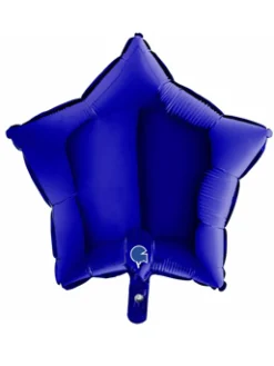 Globo Estrella Azul Capri 45 cm