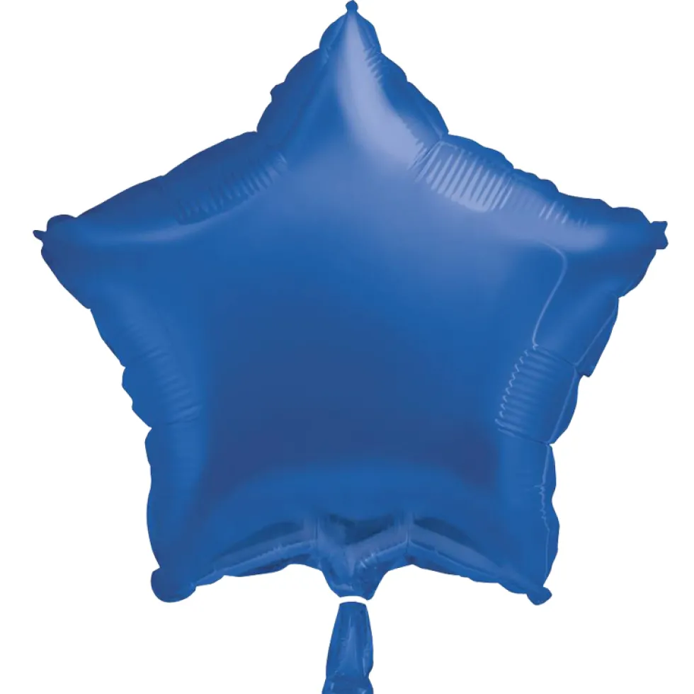 Globo Estrella Azul Royal 45 cm