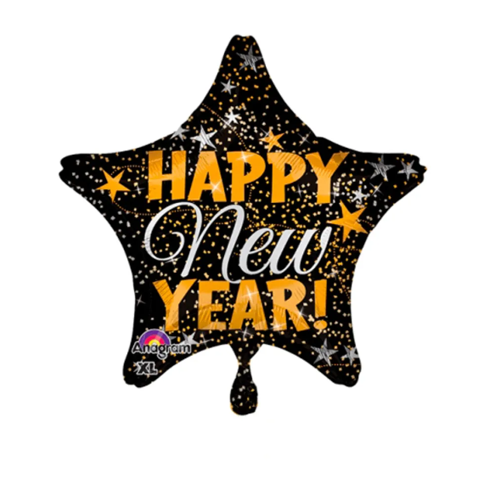 Globo Estrella Happy New Year