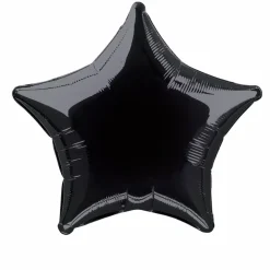 Globo Estrella Negra 50 cm
