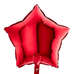 Globo Estrella Roja 45 cm
