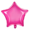 Globo Estrella Transparente Fucsia 48 cm