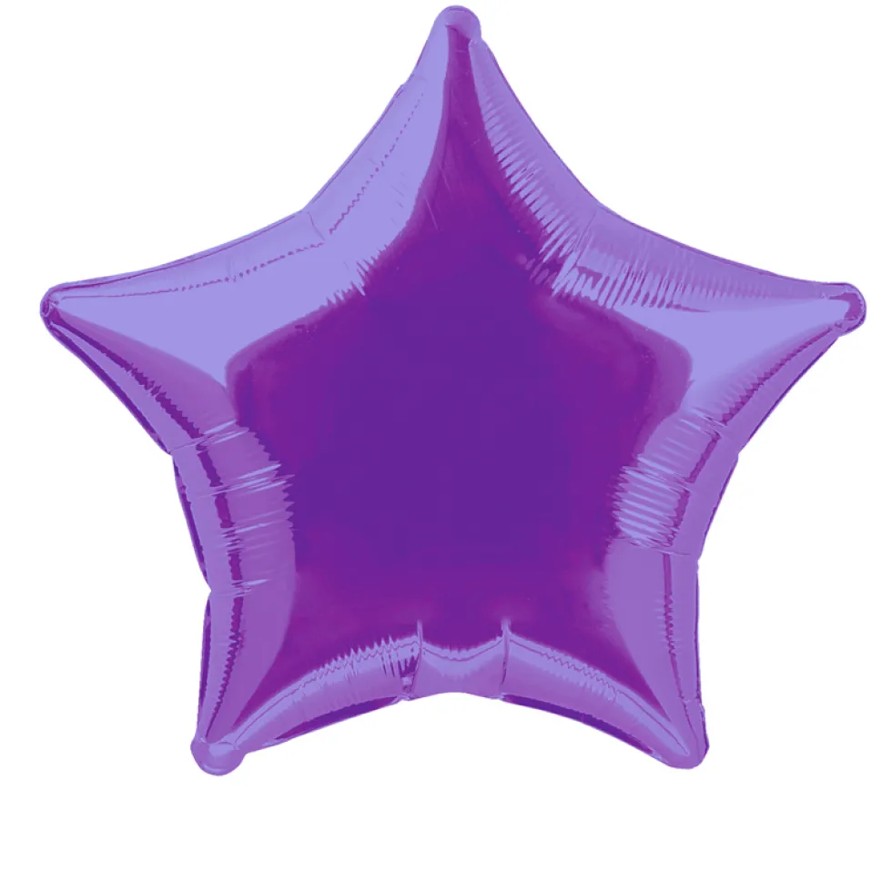 Globo Estrella Violeta 50 cm