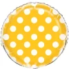 Globo Foil Amarillo con Lunares