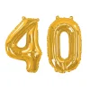 Globo Foil 40 años Oro