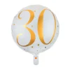 Globo Foil 30 años Oro 35 cm