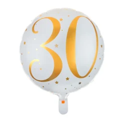 Globo Foil 30 años Oro 35 cm