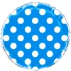 Globo Foil Azul con Lunares