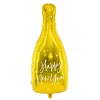 Globo Foil Botella Happy New Year Dorado 82 cm